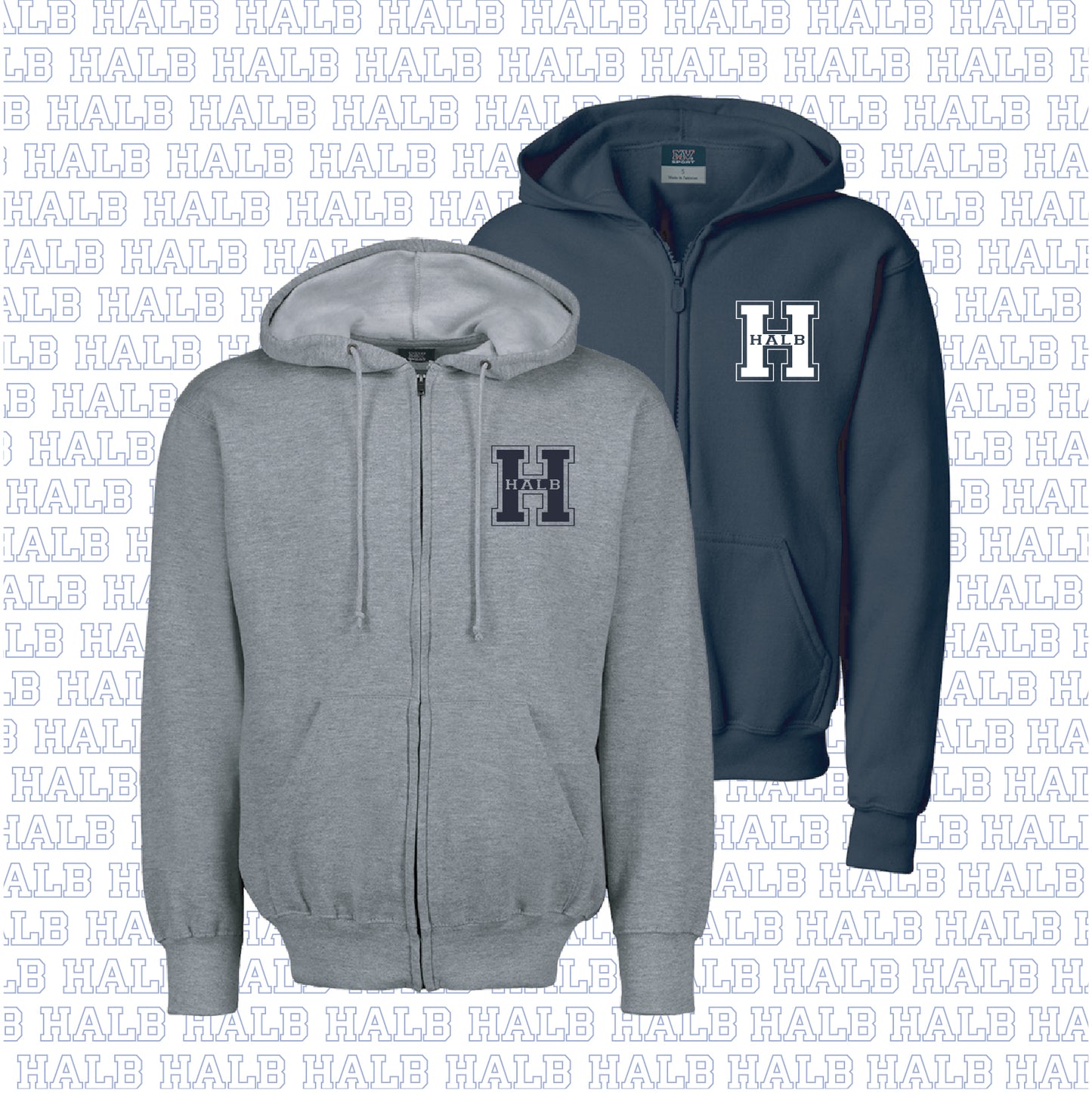 H is for HALB Zip-up