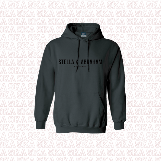 SKA Tone-on-Tone Black Hoodie